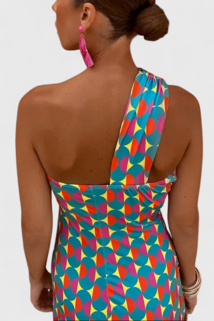 Vestido Maxi Julissa com Alças Assimétricas