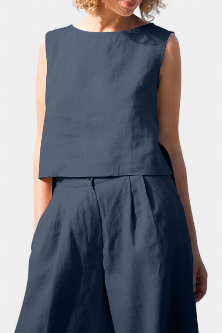 Yvanne Vintage Komplektas be Rankovių Vasarai