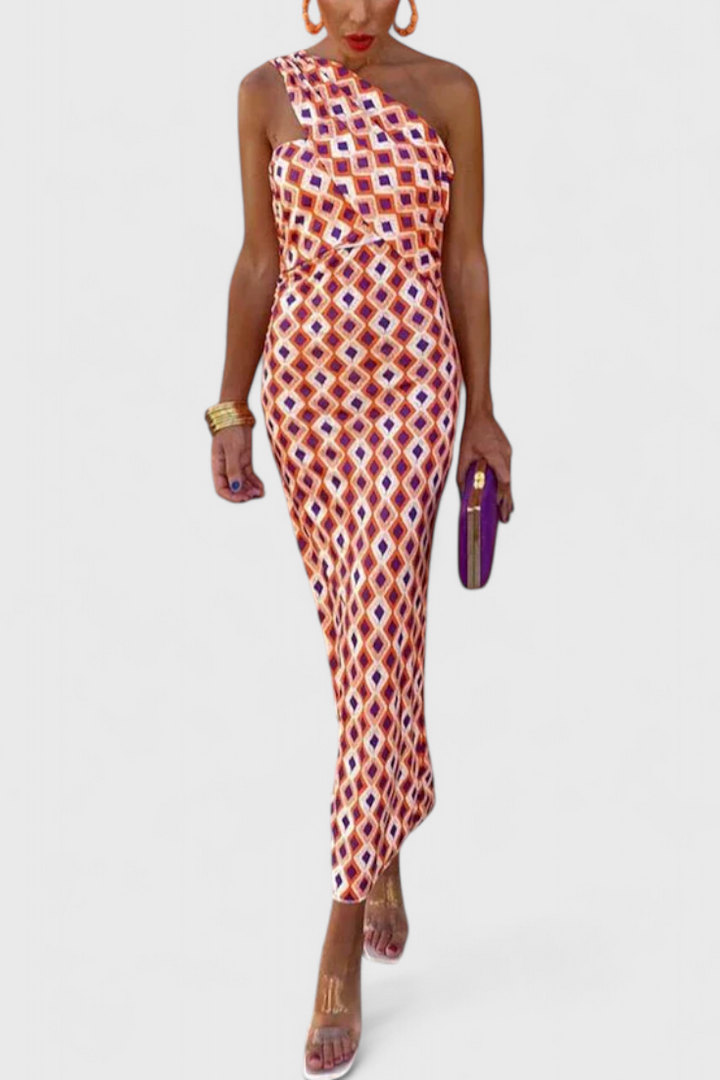 Vestido Maxi Julissa com Alças Assimétricas