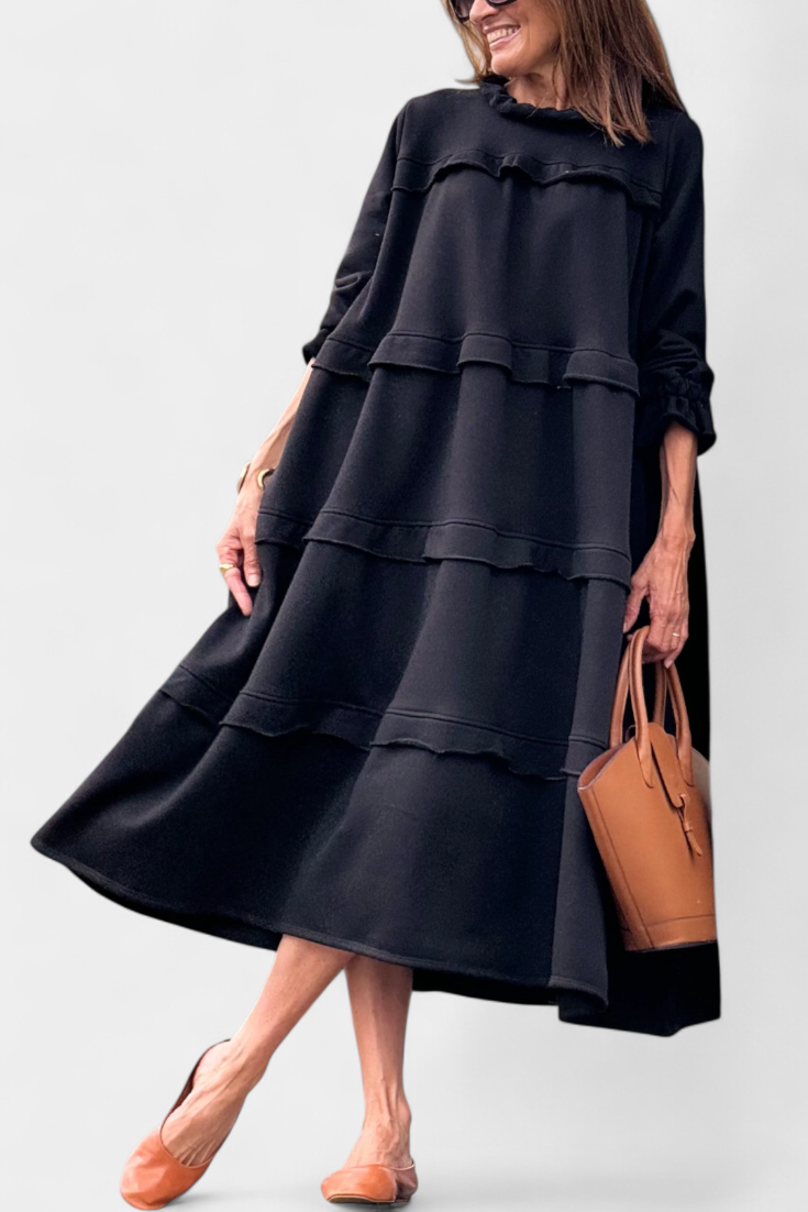 Jada Suknelė su volanais ir kasdienišku-šiku siluetu