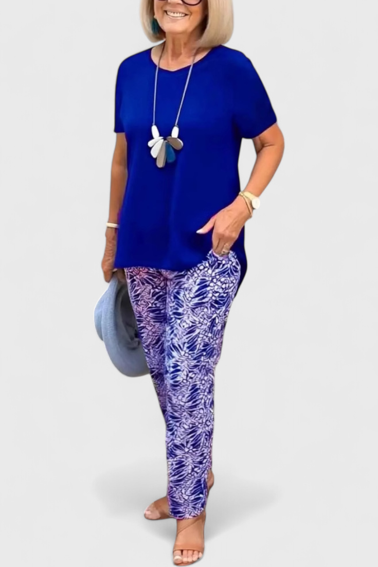 Conjunto de Duas Peças Candelaria Eleganta com Corte Estruturado