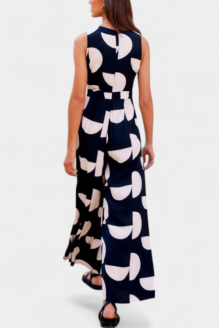 Brooke Mono Laisvas Su Lankstu Juosmeniu ir Platais Kojomis