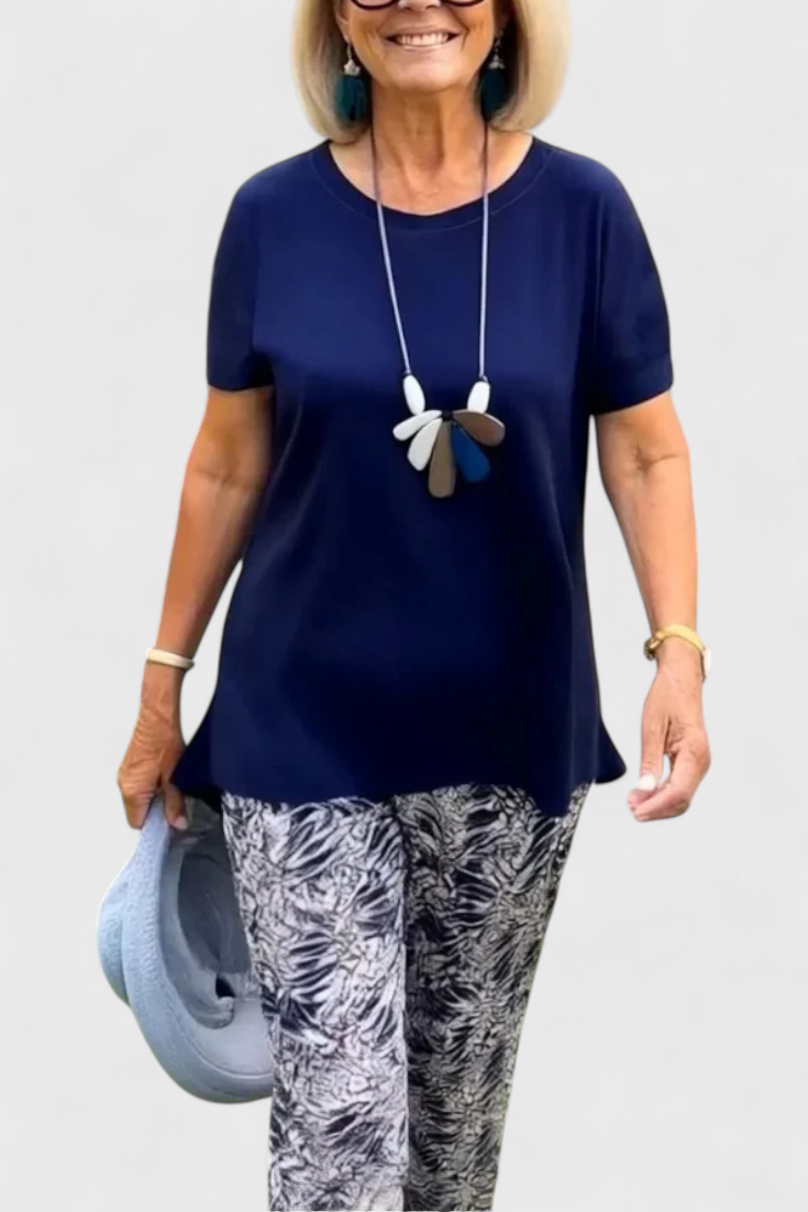 Conjunto de Duas Peças Candelaria Eleganta com Corte Estruturado