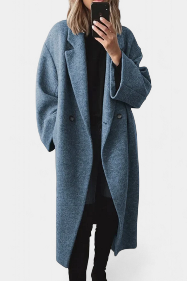 Lora | Klasikinis paltas Felisha su rafinuotu kirpimu ir šiuolaikiniu stiliumi