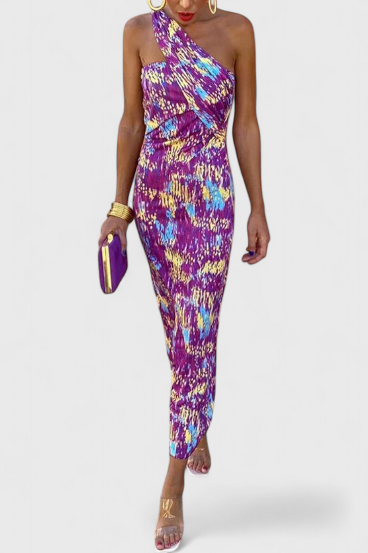 Vestido Maxi Julissa com Alças Assimétricas