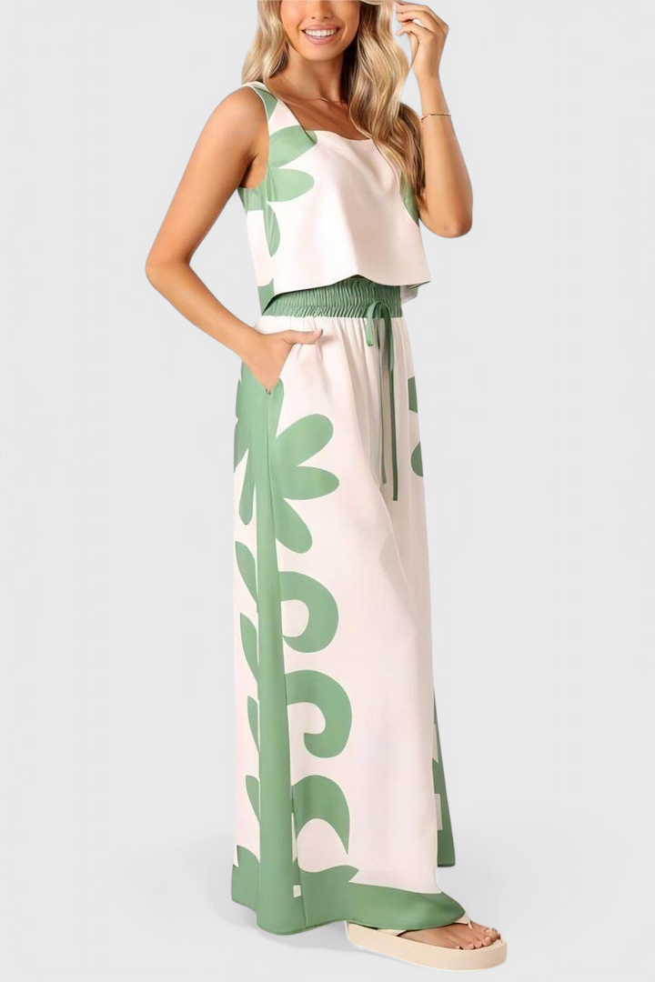 Conjunto Boho Serafina Bezmuguru Ziedu