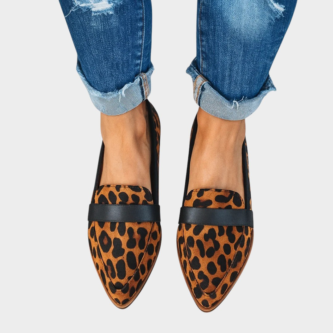 Rosa™⏐Mocassins ortopédicos de pele⏐Edição Premium