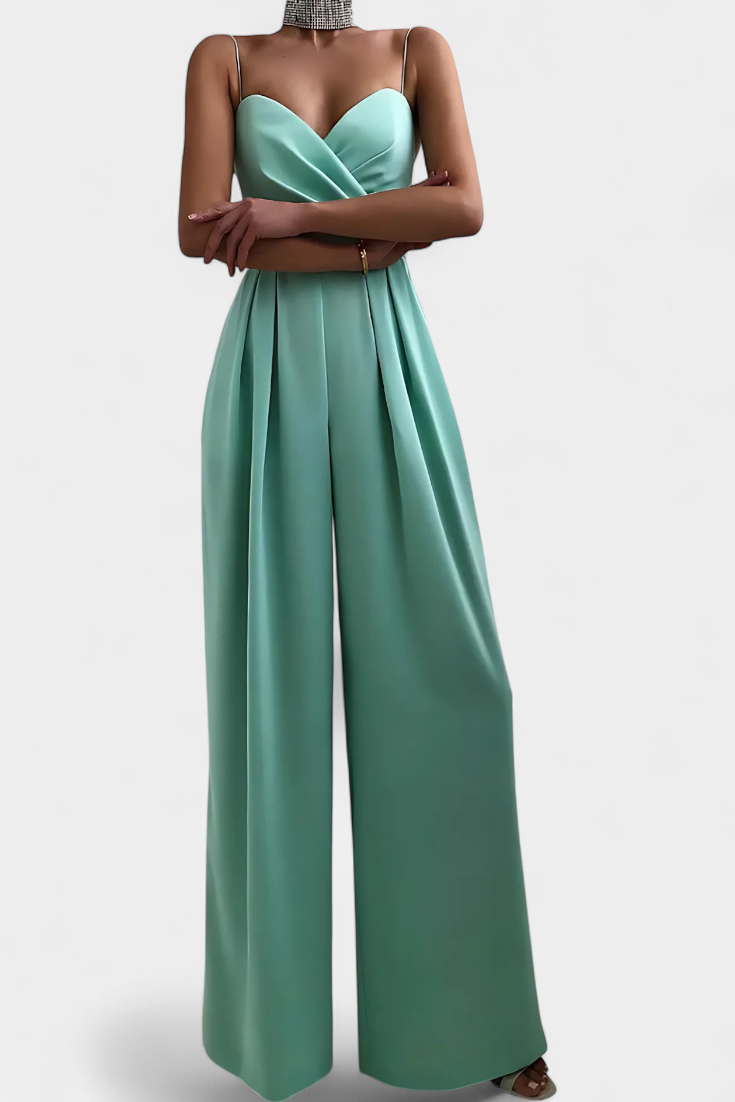 Romily Mono Seksualus su Diržais ir Platiomis Kelnėmis Elegantiškas